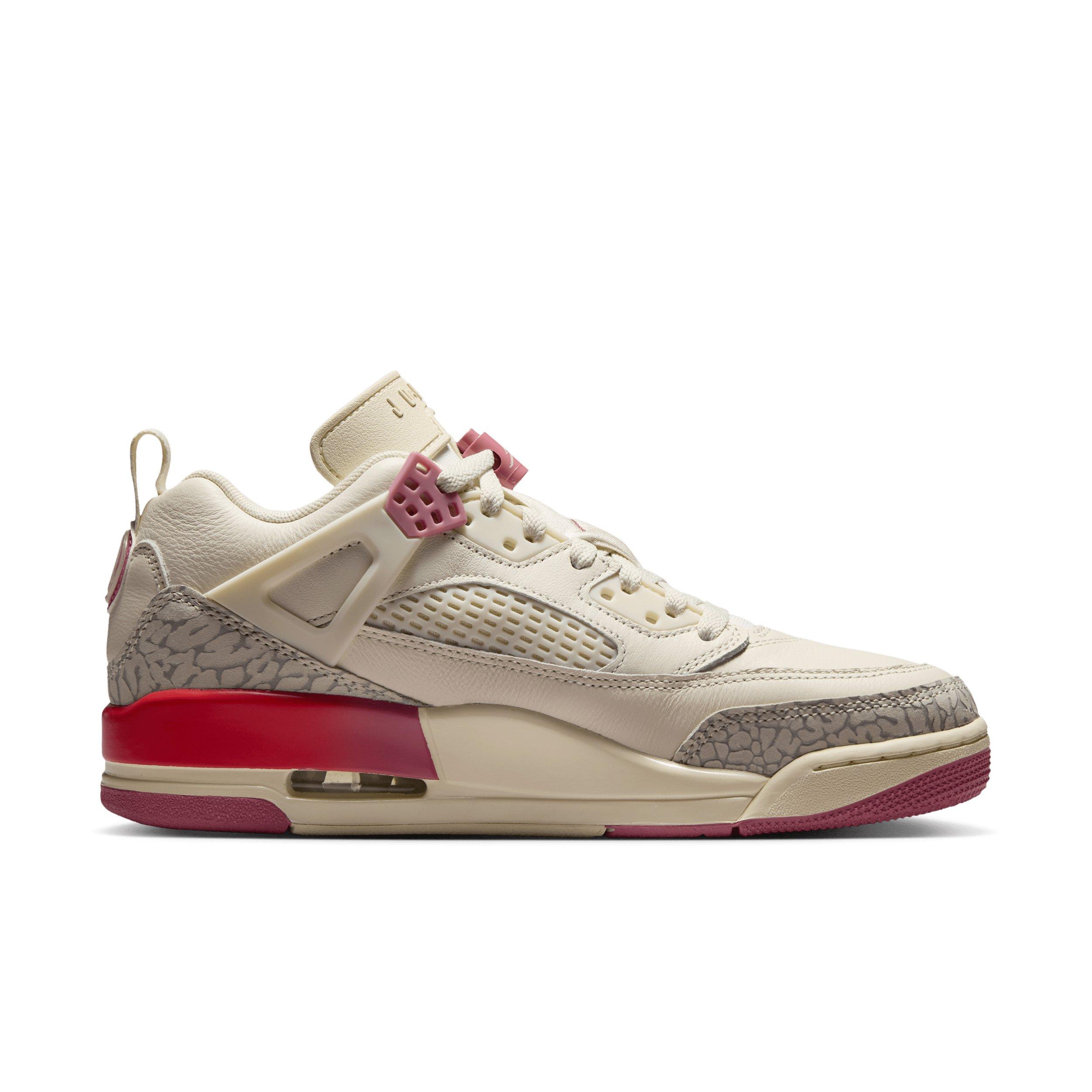 Jordan Spizike Low "Pale Ivory/Track Red/Coconut Milk/Desert Berry" Women's Shoe - IVORY/RED/MILK/BERRY